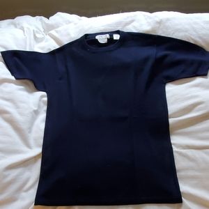Silk (55%), Cashmere (45%) Short Sleeve Sweater